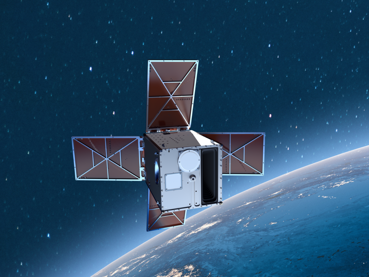 Proba V Companion CubeSat pillars