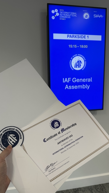 Anywaves IAF Membership Certification Anywaves IAF Membership Certification