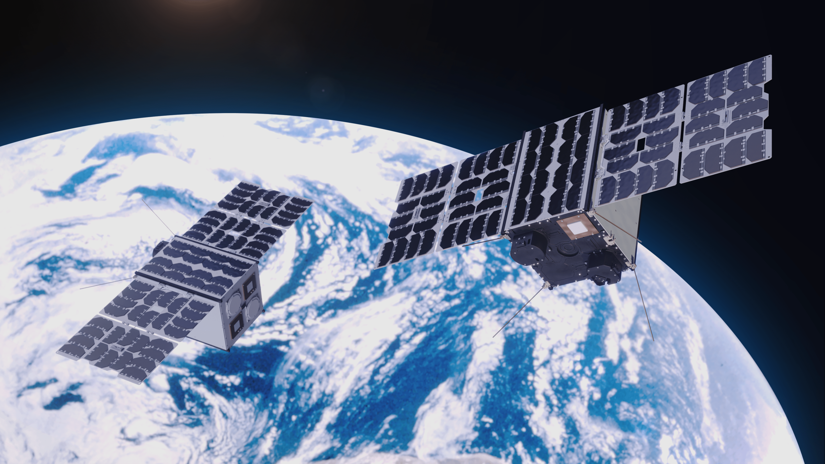 Omnispace Spark 1 & 2 - Thales Alenia Space with Anywaves Antenna Onboard