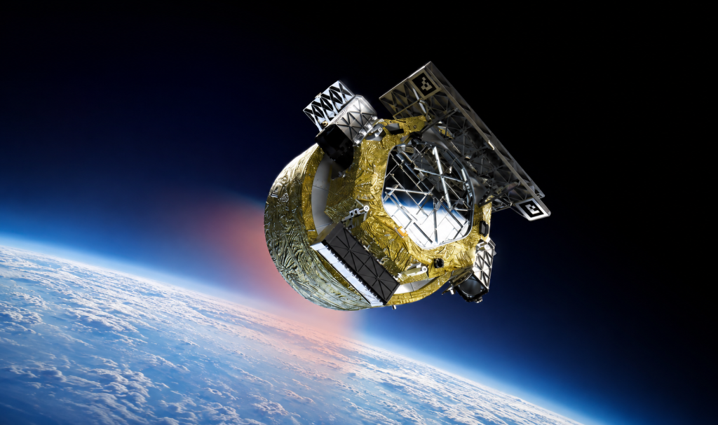 Optimus Satellite - Space Machines Company with Anywaves antennas onboard